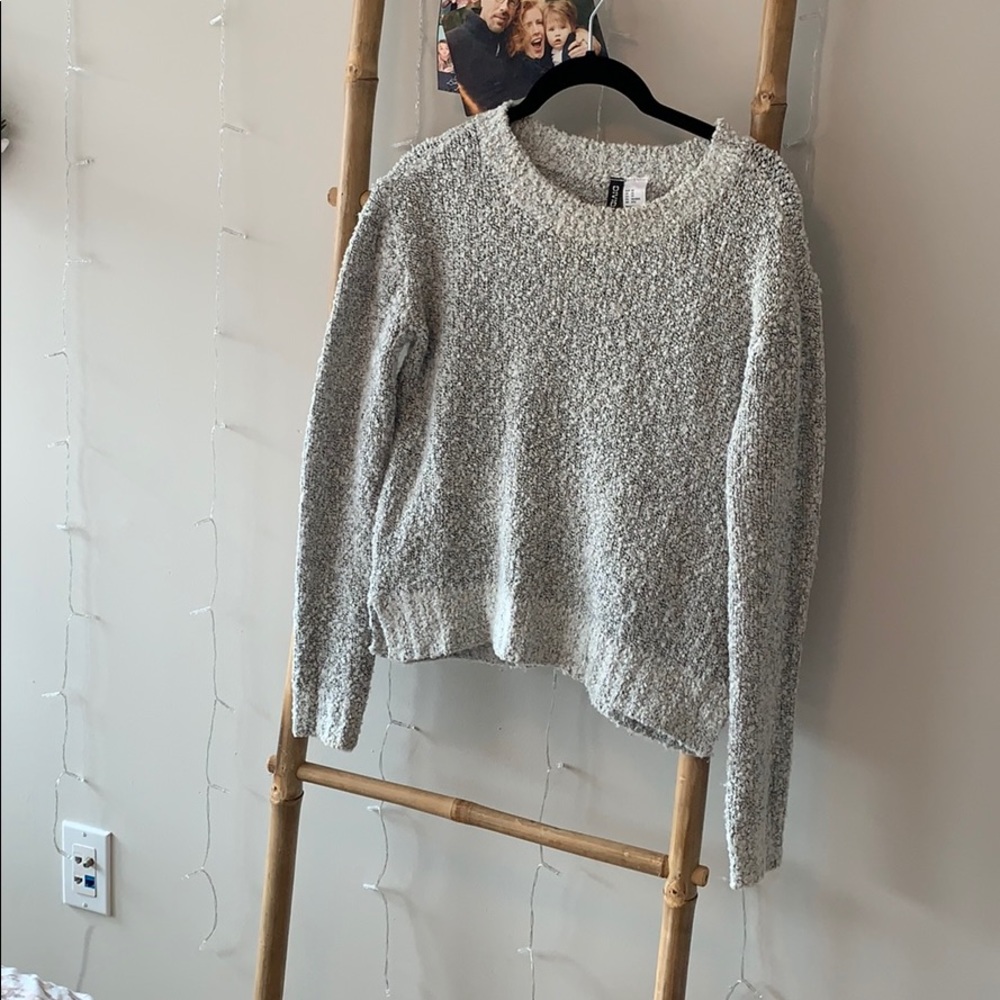 Grey Knit Sweater